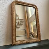 Mirror 80 x 58 cm Louis Philippe old gilded