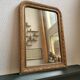 Mirror 80 x 58 cm Louis Philippe old gilded