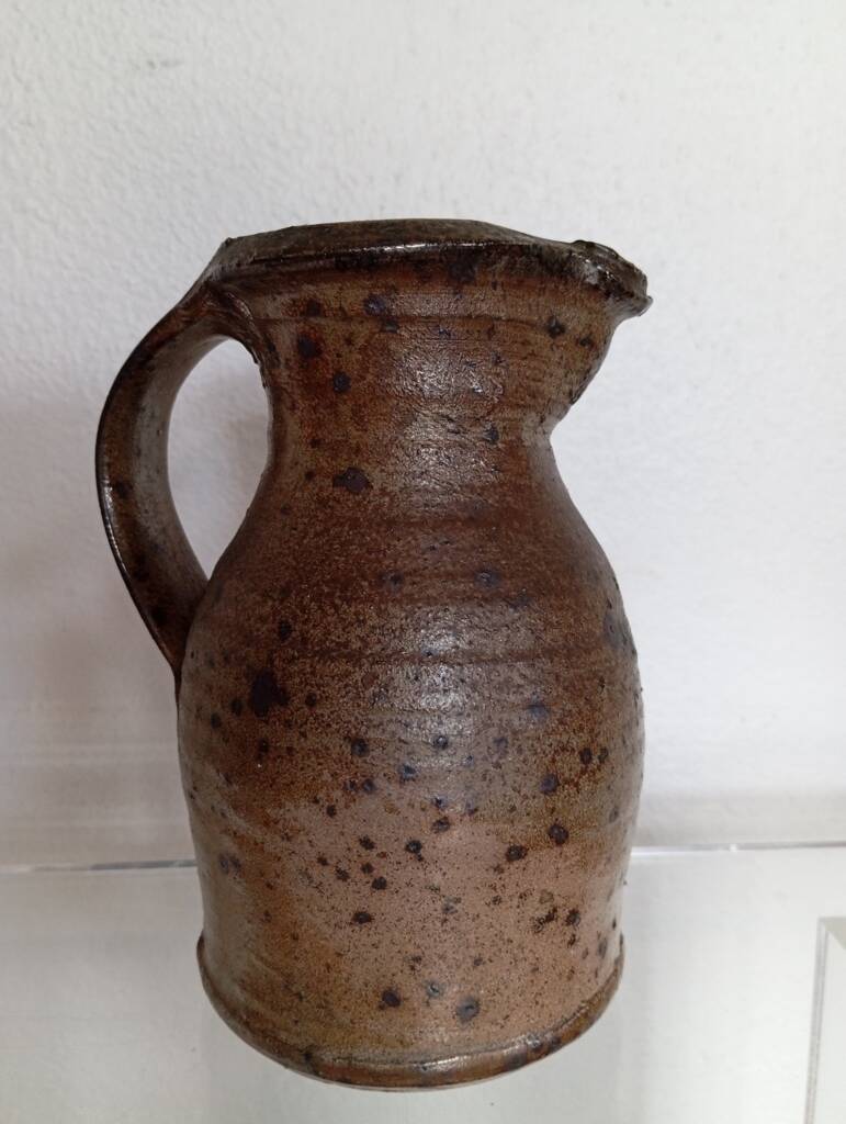 Gustave Tiffoche stoneware pitcher