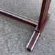 restored bistro table teak finish 1950