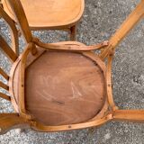 Suite of 4 chairs bistro Baumann 1967