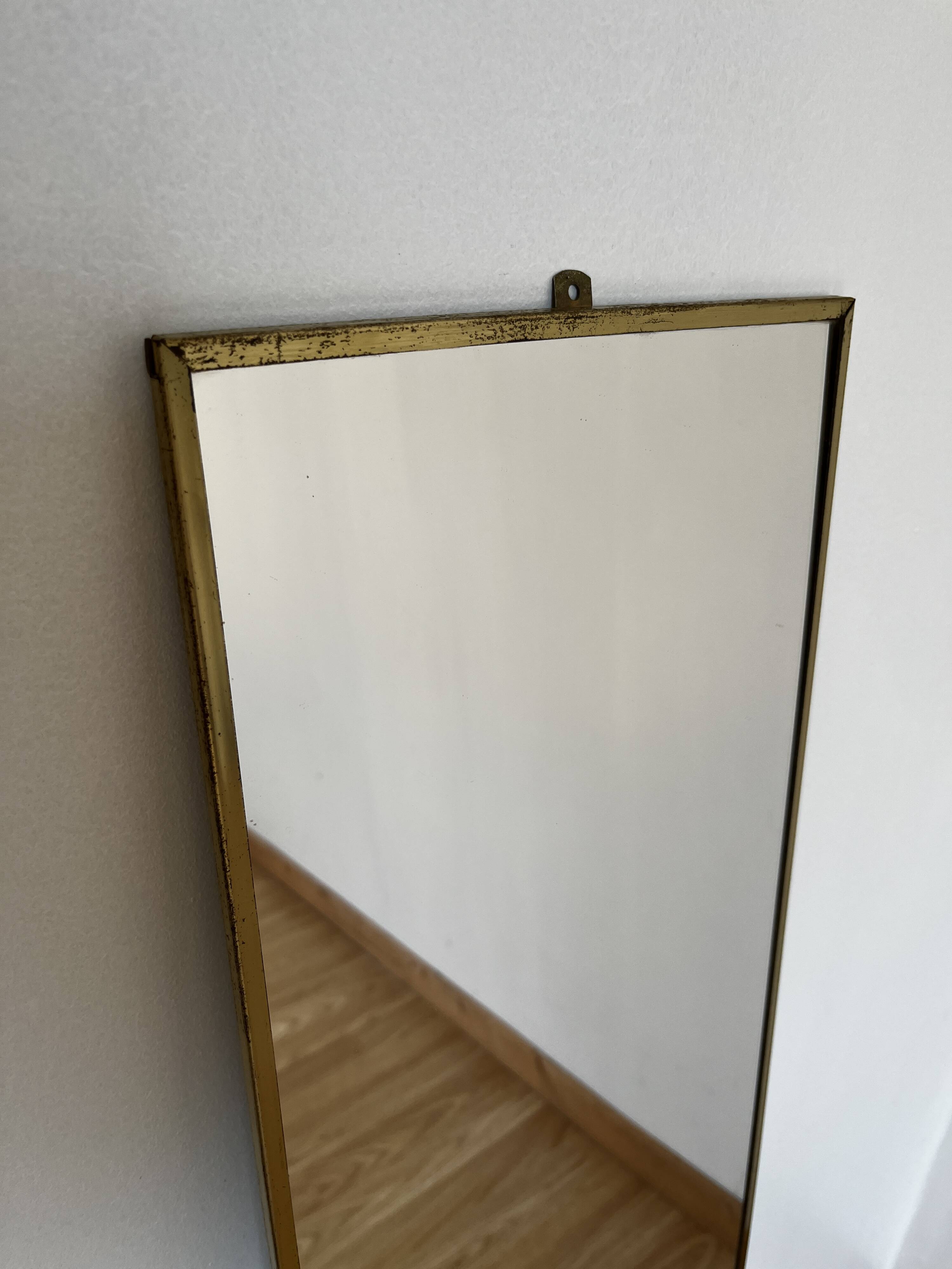 Long wall mirror
