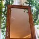 Vintage Italian mirror in bamboo and rattan, 1950s.