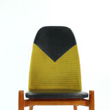 Tall Dining Chairs in Teak Wood, Czechoslovakia circa 1970