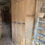 Old wooden workshop locker