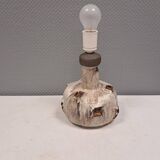 Danish ceramic table lamp from Samsø ceramics 1970-80s