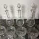 Baccarat crystal glassware and decanter set, Athenian engraving