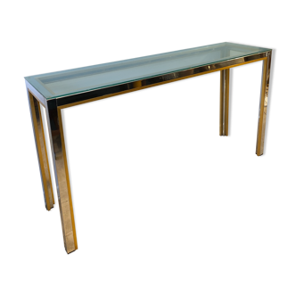 Renato ZEVI Glass Console, 1970