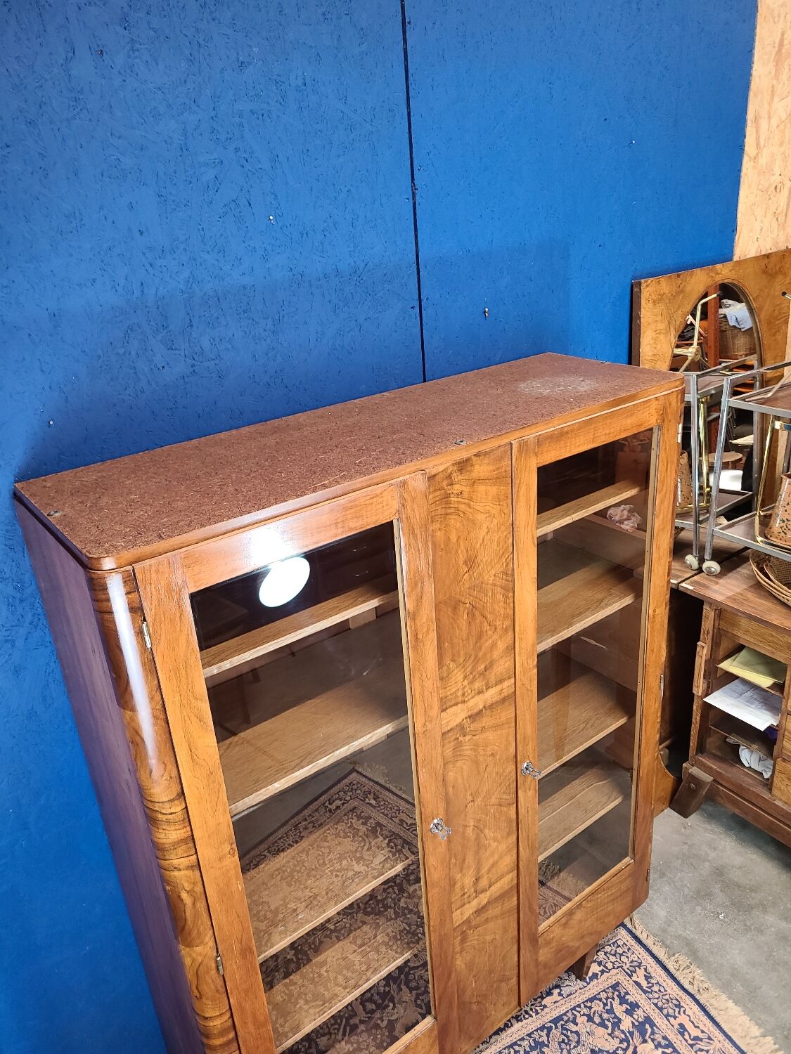 Art deco display case circa 1930