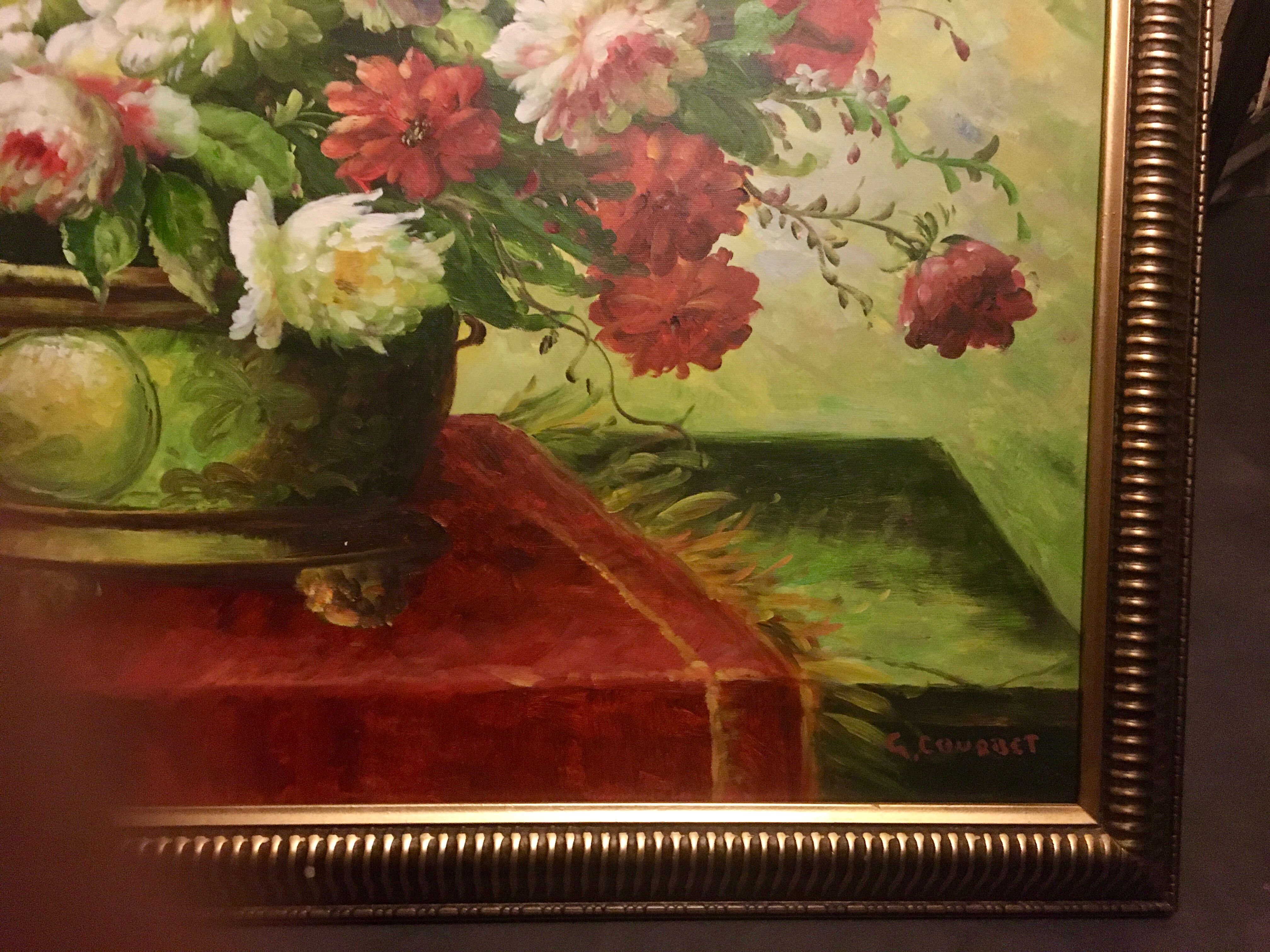 Painting flowers 100 x 72