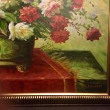 Peinture fleurs 100 x 72