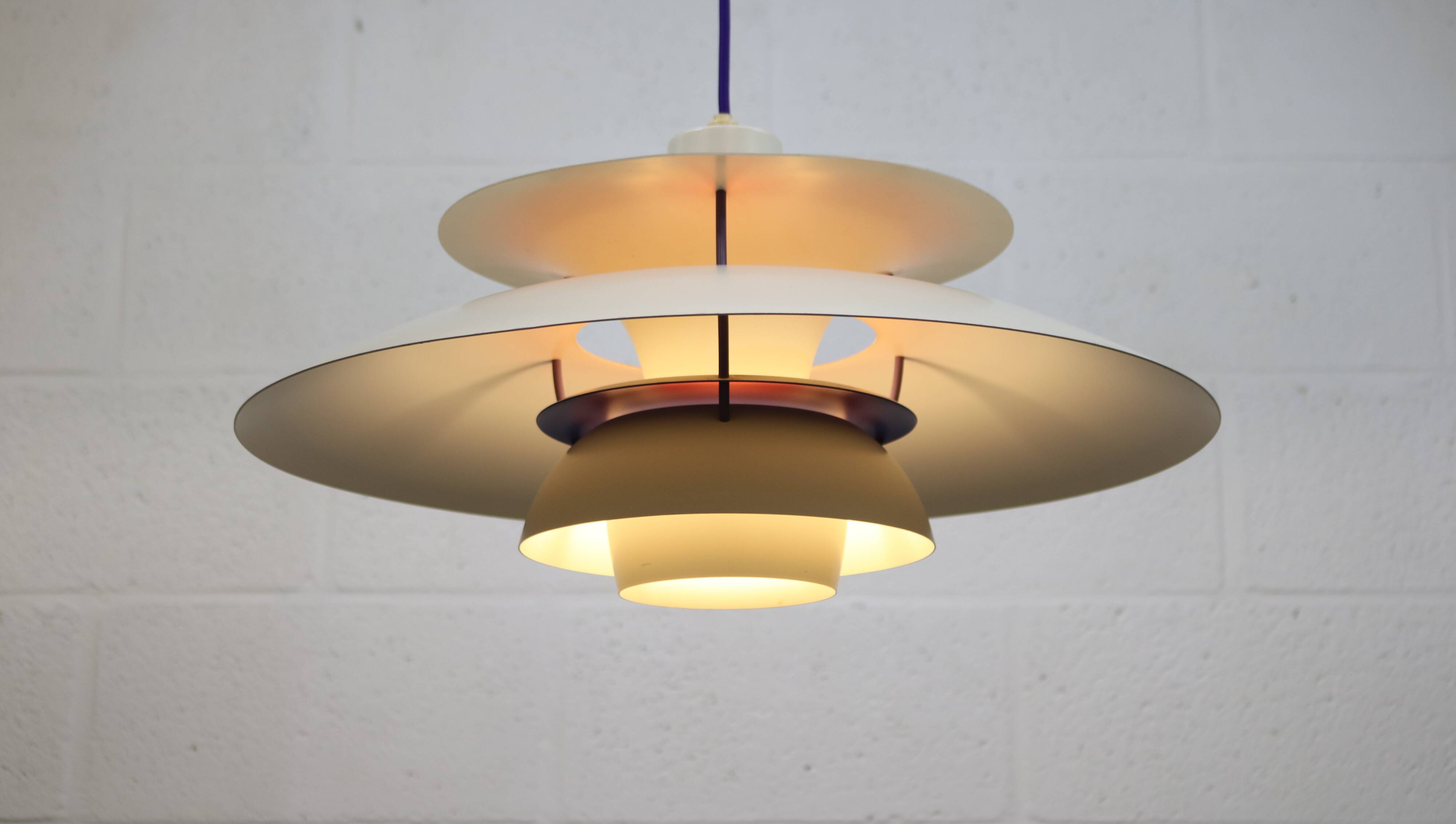The genuine Danish item - PH5 pendant - original white colour - Louis Poulsen