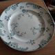 Round dish faience luneville keller and guerin model marie louise