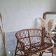 Rattan bench, 1970s