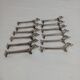 Silver metal knife holder