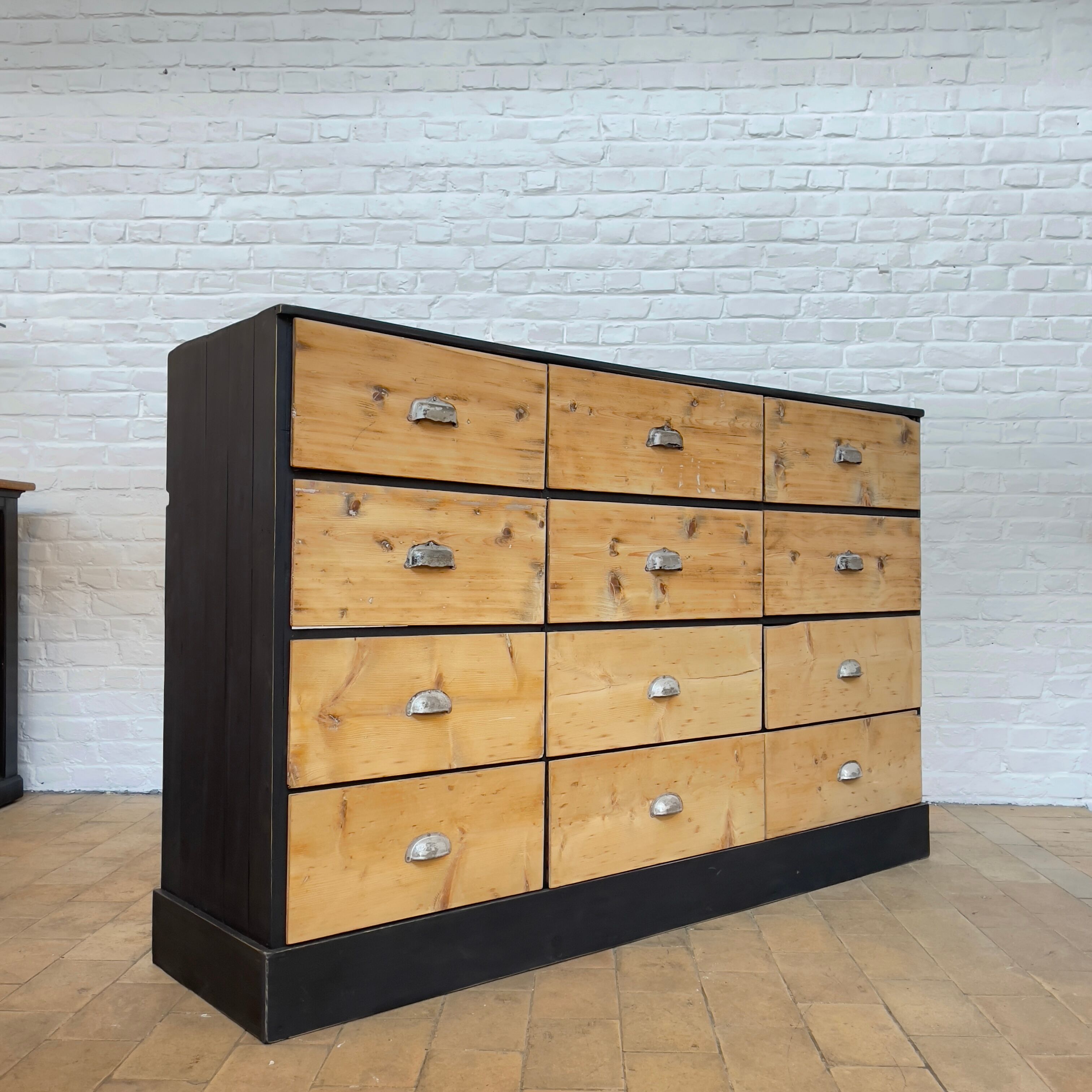Old wooden craft furniture 12 drawers