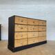 Old wooden craft furniture 12 drawers