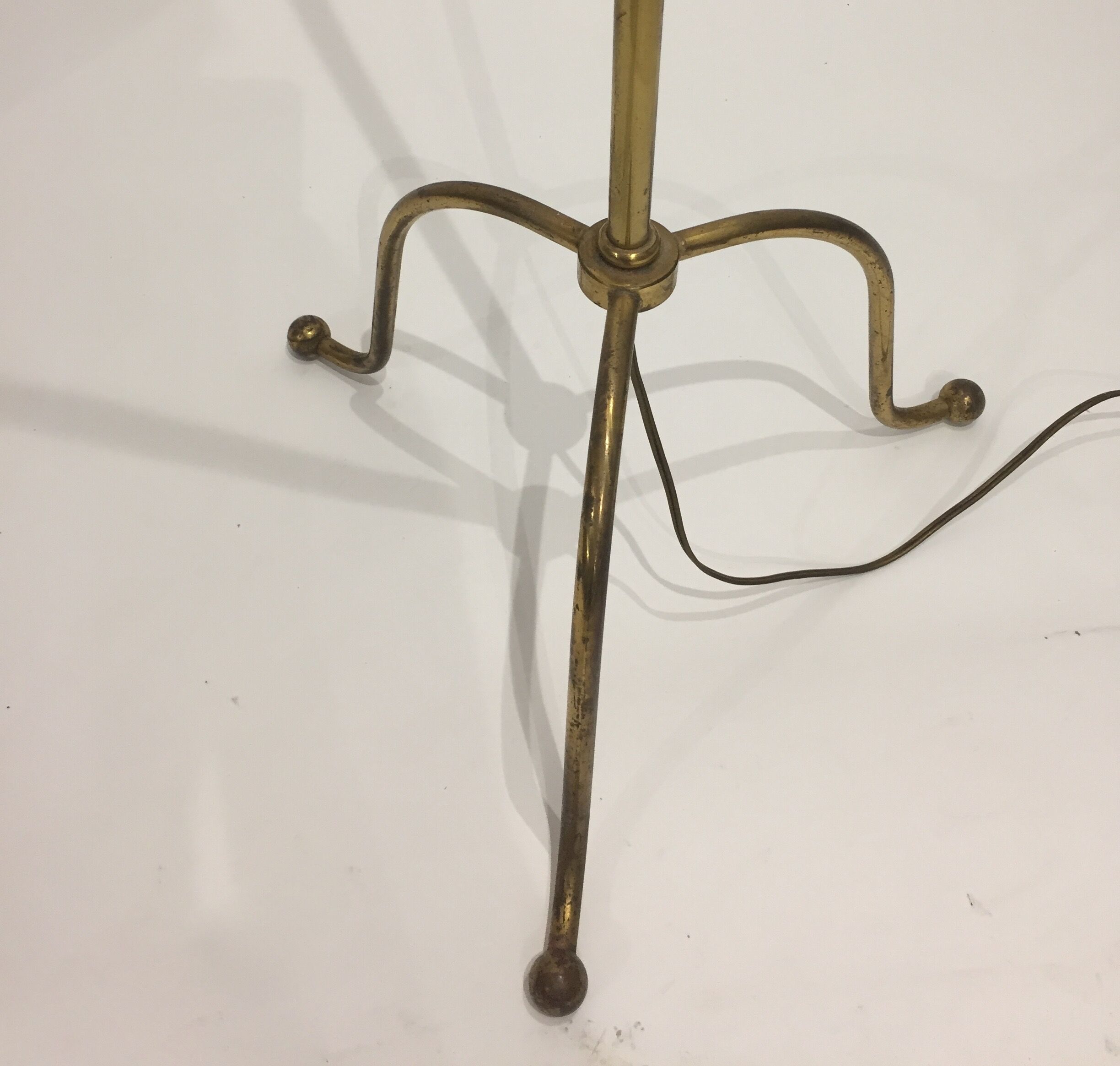 Classic golden lamppost