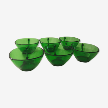 Set de 6 tasses Arcopal vert