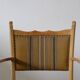 Vintage Danish Solid Oak Brutalist Armchair, Henning Kjærnulf style, 1960s