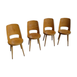 Suite of 4 chairs Baumann model «Mondor»
