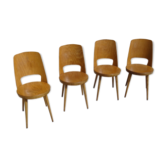 Suite de 4 chaises Baumann modèle « Mondor »