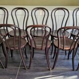Series of 10 bistro chairs