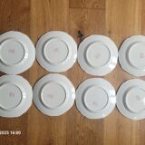 8 dessert plates from Maestricht ceramics, Victoria model