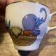 Old vintage porcelain tea set