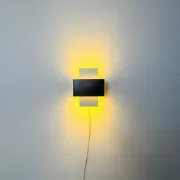 Geometric Wall Lamp By J.J.M. Hoogervorst For Anvia Nederland, The Netherlands, 1960S