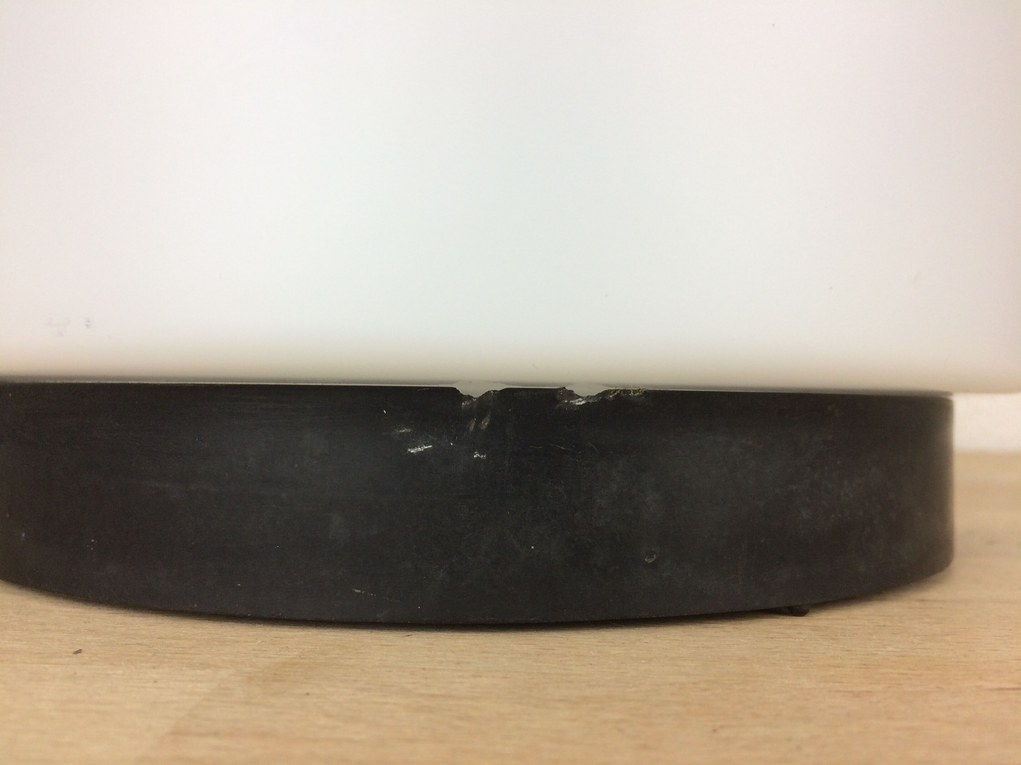 Round opaline and bakelite wall light rzb leuchten