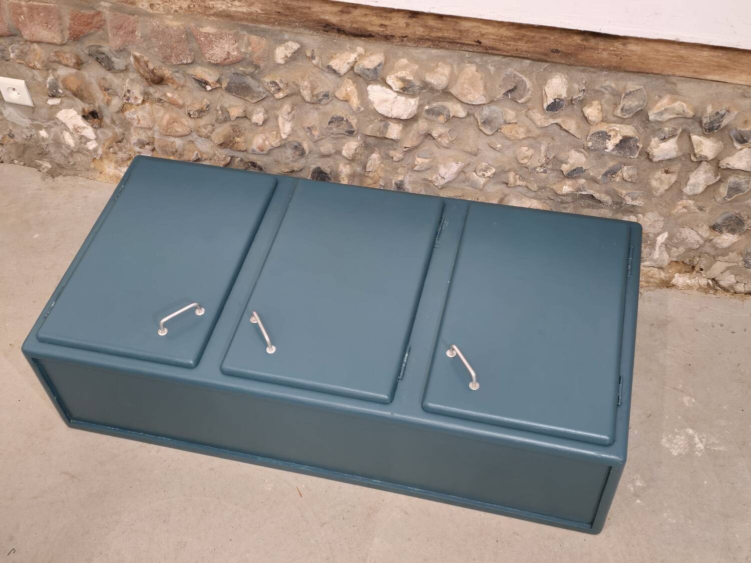 Small 3-door cupboard Mado 1950 refurbished