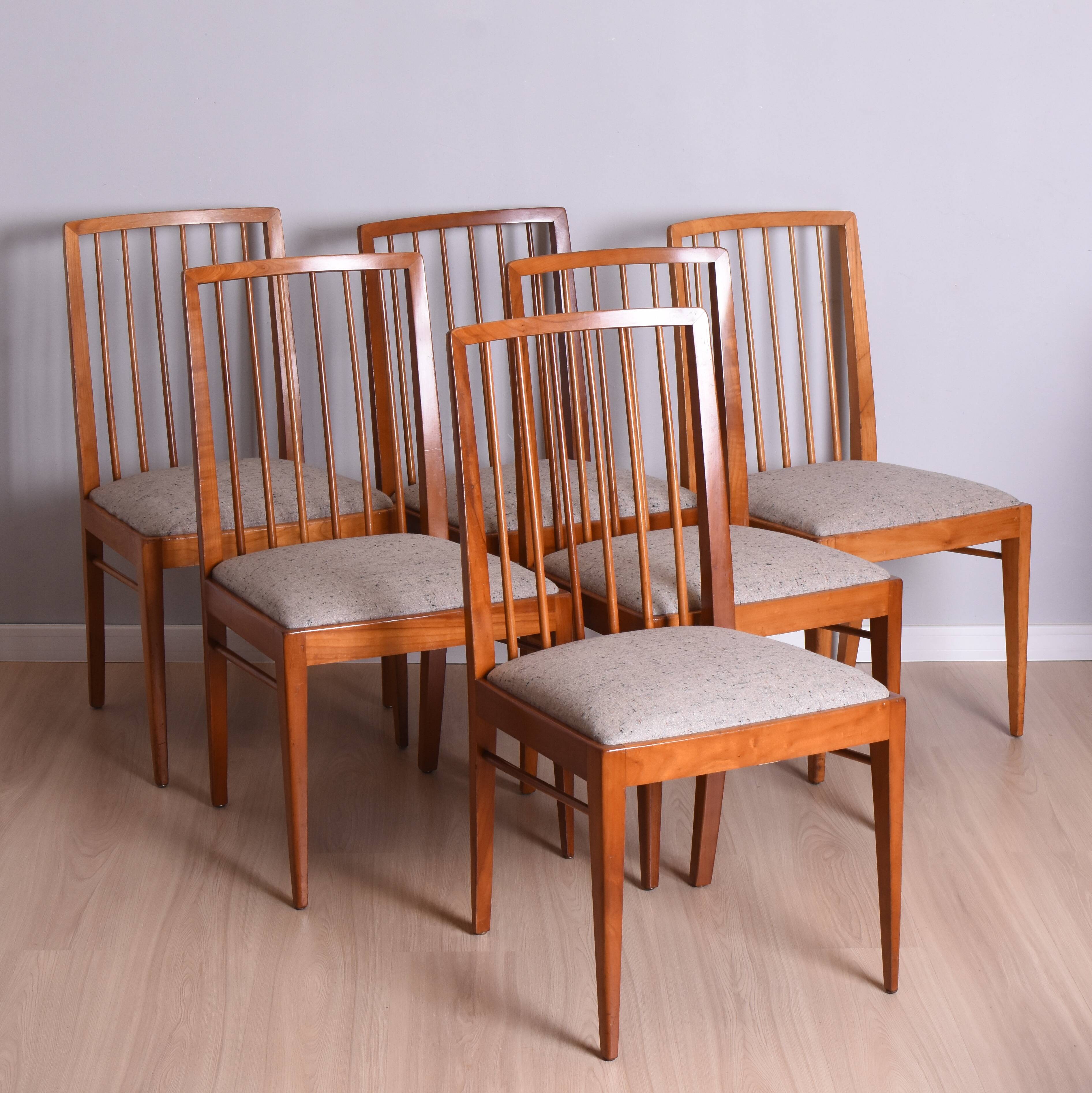 Set of six chairs, germany, 1960s