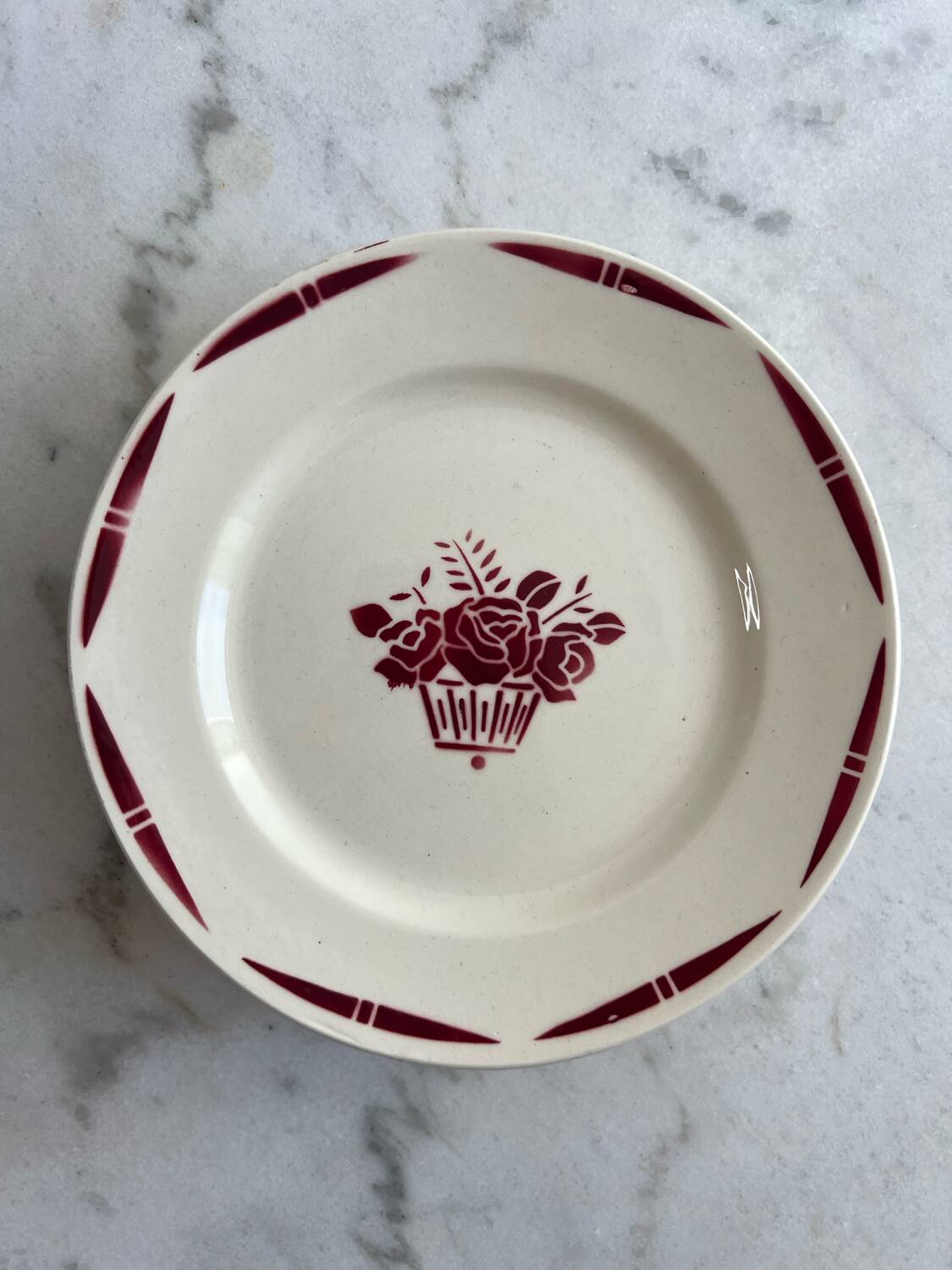 Set of 6 Badonwiller dinner plates