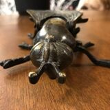 Vintage Ashtray Fly Design with Lid