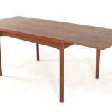 Henning Kjearnulf Vejle rectangular extendable dining table - danish design