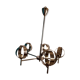 Chrome chandelier 5 spheres