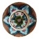Majolica barbotine plate, French