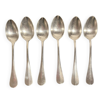 Small silver-plated metal spoons