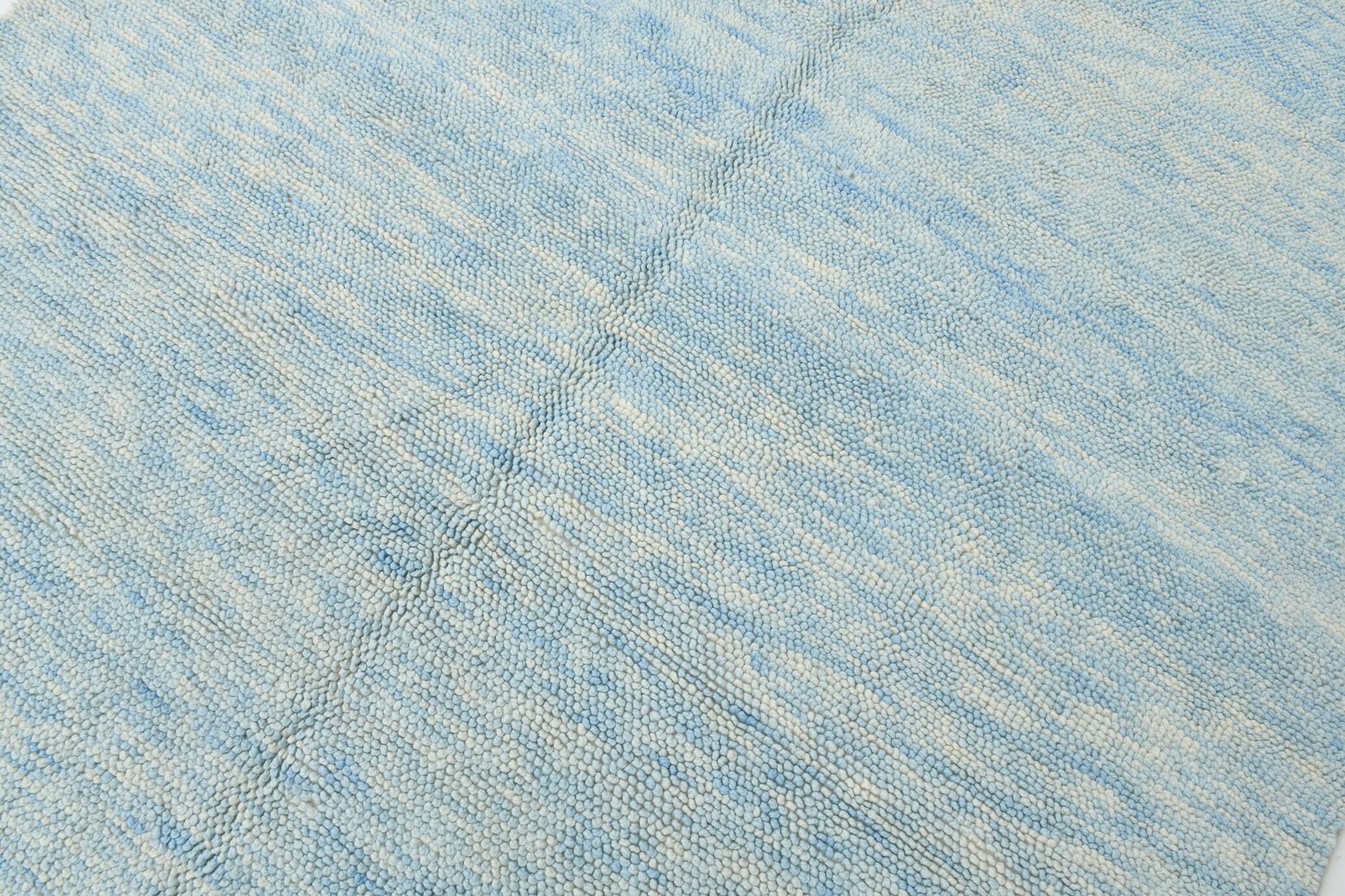 8x11 light blue large oushak rug, 244x344cm