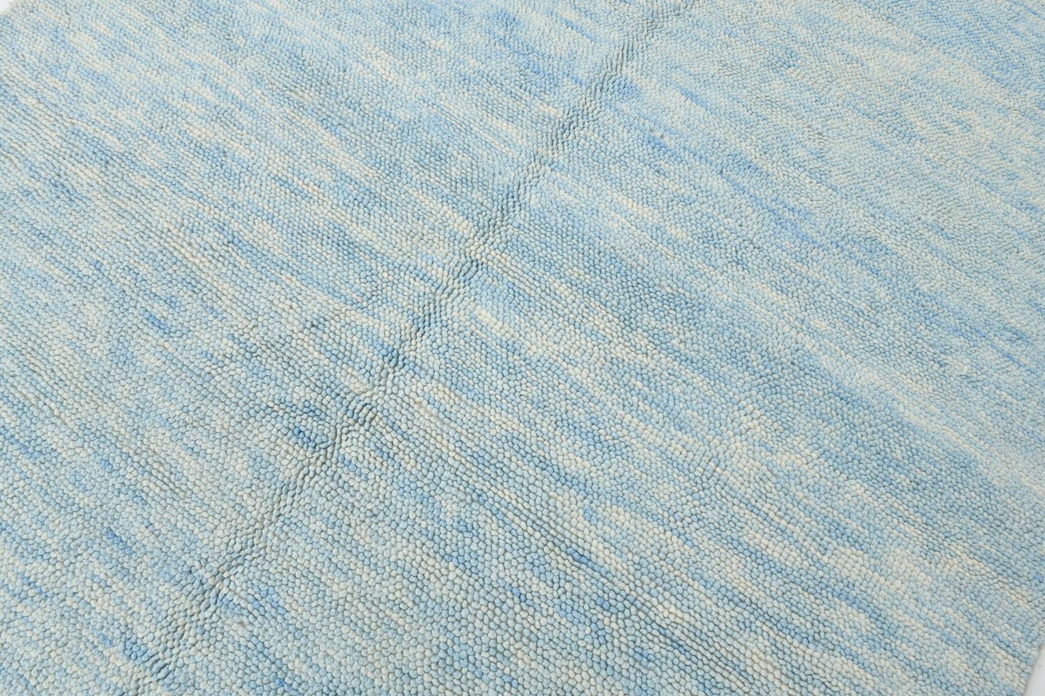 Grand tapis oushak bleu clair 8x11, 244x344cm