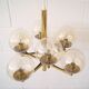 Brass chandeliers from Kaiser, Germany 1960