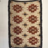 tapis kilim feli, jute-coton