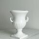 Médicis cache-pot vase in white porcelain