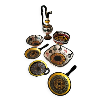 7-piece Breton tableware set from Saint-Jean-de-Bretagne & HB Quimper