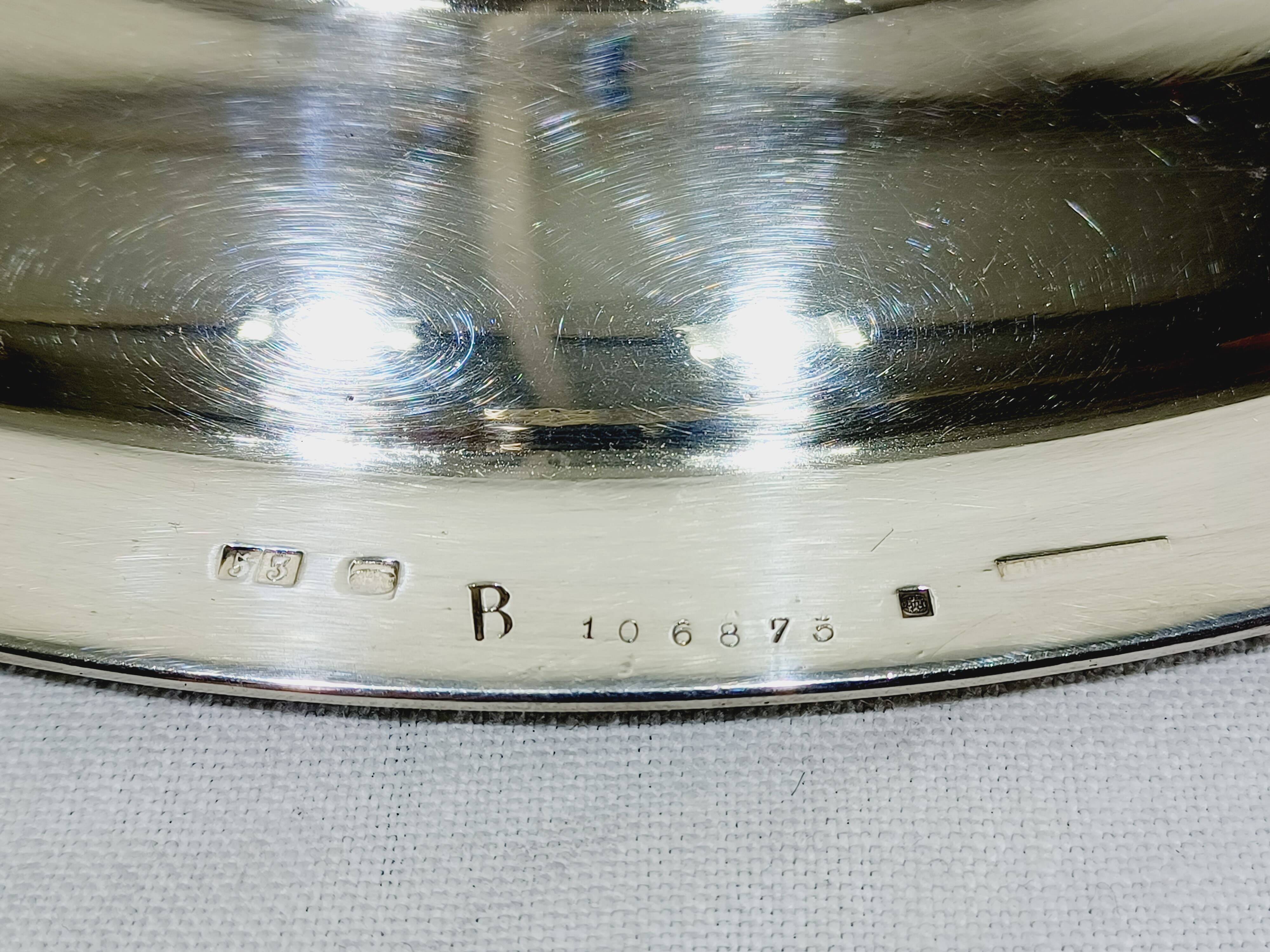 CHRISTOFLE - MALMAISON MODEL - SILVER-PLATED METAL PLATTER