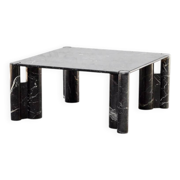 Table basse en marbre dans le style de Gae Aulenti, Italie années 1960.