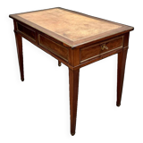 Flat Desk With Side Drawers In Mahogany Louis XVI XVIII Eme Century