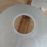 Set of 3 Art Deco glass paste pendant lights