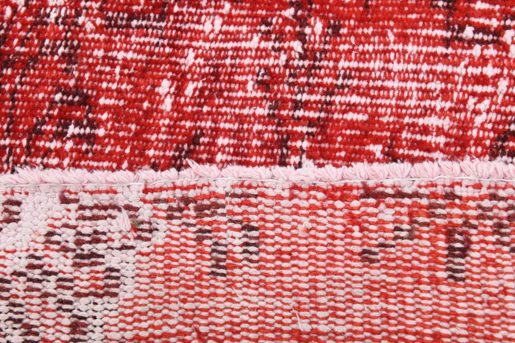 6x10 Rug For Dining Room Red Vintage Area Rug, 175x296Cm SK 3756